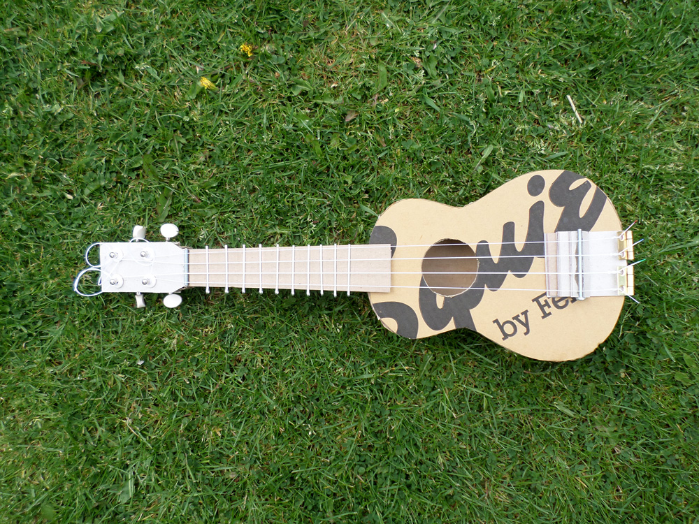 cardboard ukulele