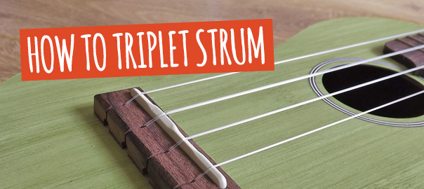 how to triplet strum on ukulele